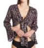 Sanctuary Stay Cool Leopard Knot Front Cover Up Top SC22804