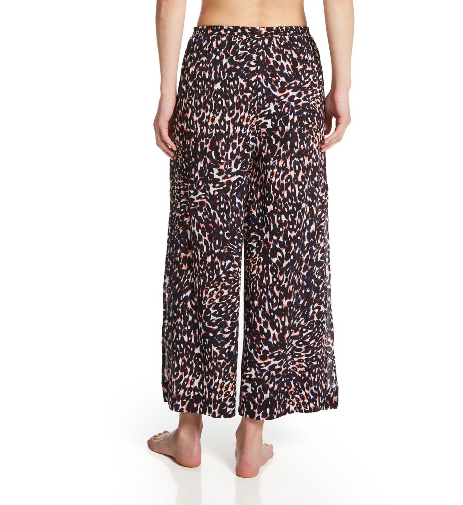 Sanctuary Stay Cool Leopard Slit Side Crop Cover Up Pant SC22807 - Image 2