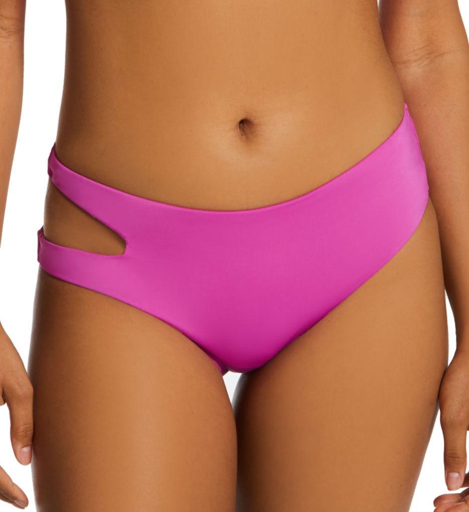 Sandbar Solids Cutout Midster Swim Bottom-gs