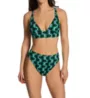 Sanctuary Geo Wave Long Line Tall Triangle Swim Top W23102 - Image 3