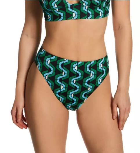 Sanctuary Geo Wave High Leg High Rise Swim Bottom W23547