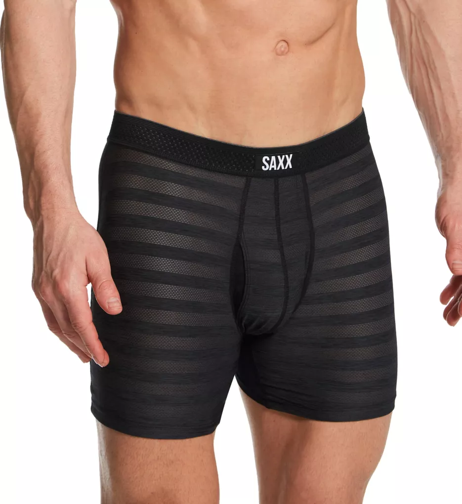 DropTemp Cool Mesh Boxer Brief with Fly BKHTH M