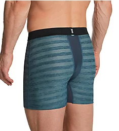 DropTemp Cooling Mesh Boxer Brief with Fly Washed Teal Heather XL