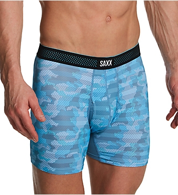 Saxx Underwear DropTemp Cool Mesh Boxer Brief with Fly