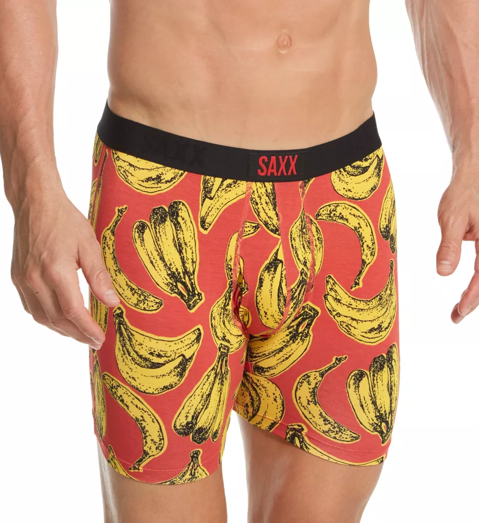 Ultra Moisture Wicking Fly-Front Boxer BANABR S