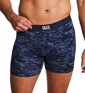 Ultra Moisture Wicking Fly-Front Boxer Basin Camo/Navy XS