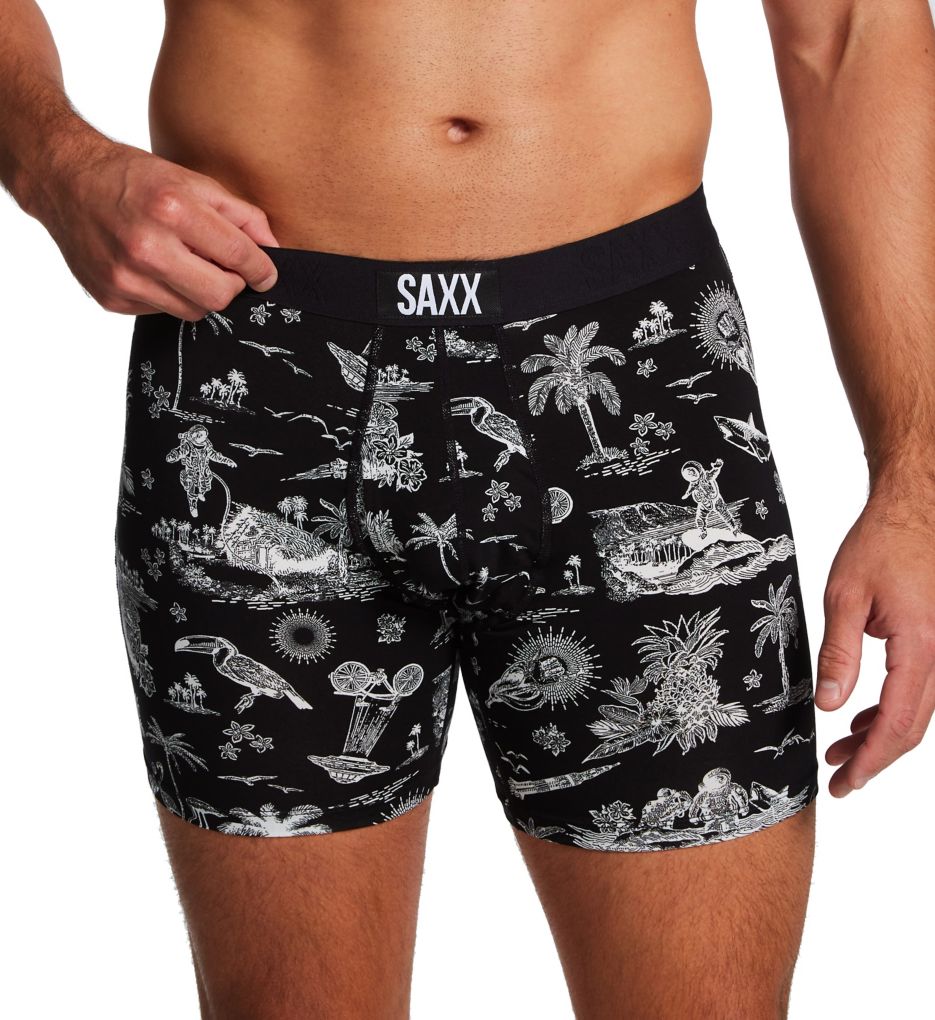 Ultra Moisture Wicking Fly-Front Boxer