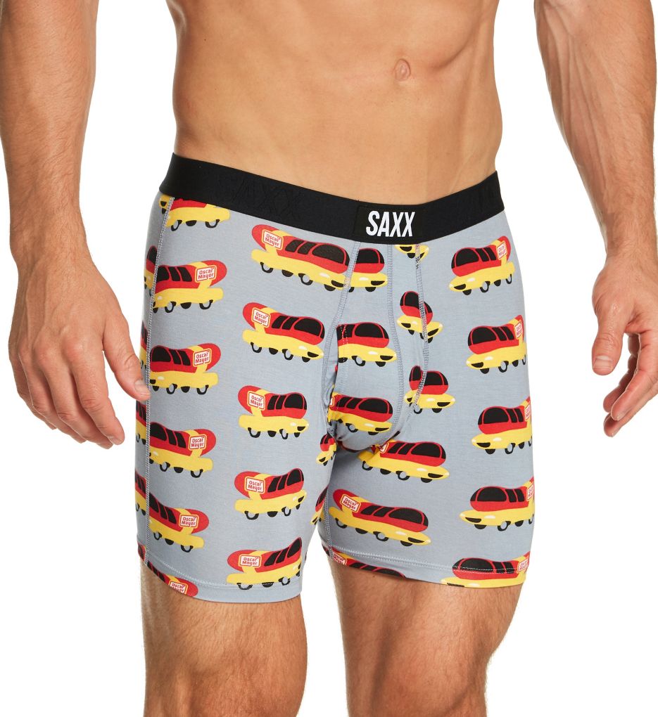 Ultra Oscar Mayer Boxer Brief With Fly - 2 Pack Label Pile-Up S by Saxx  Underwear