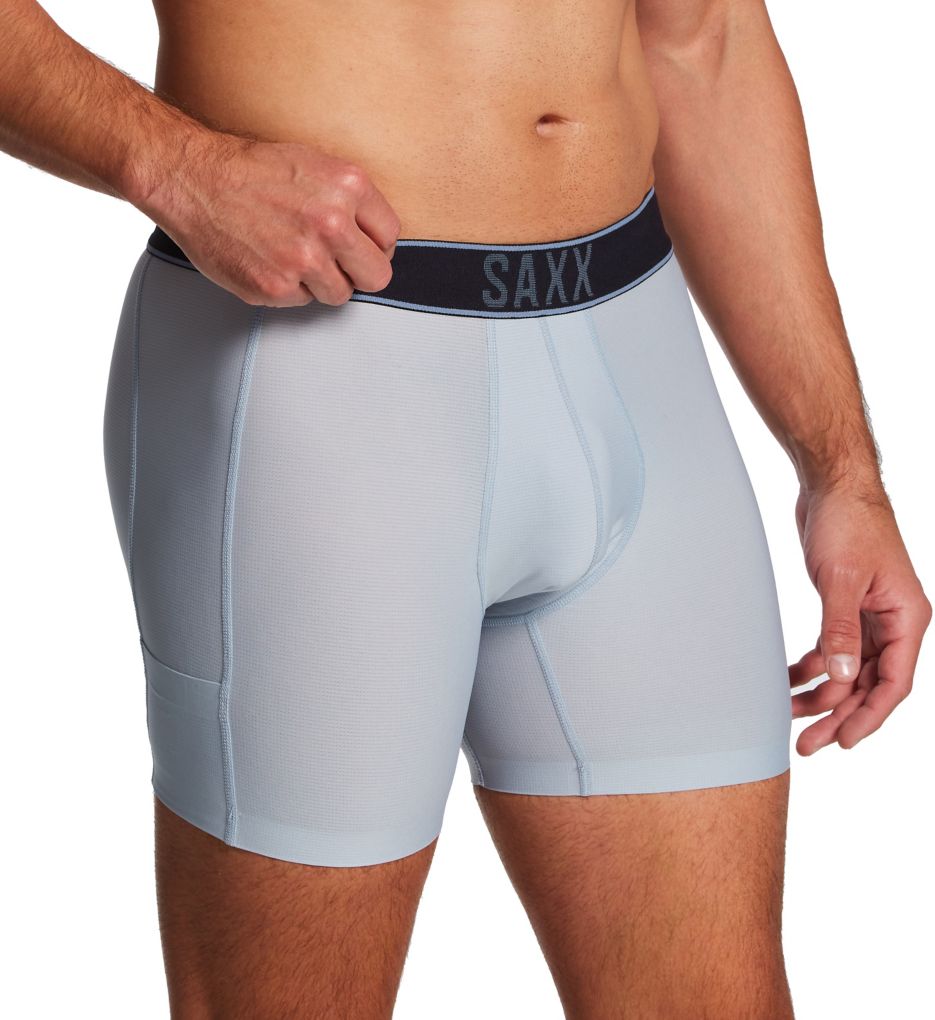 Saxx Underwear DropTemp Cooling Hydro Liner Liner Grey 2XL  - Image 1