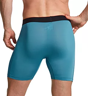 Multi-Sport Mesh Boxer Brief w/ Fly Front Hydro Blue M