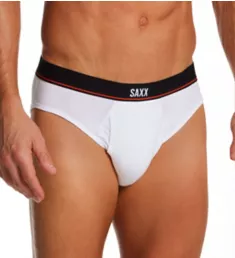 Non-Stop Stretch Cotton Brief WHT S