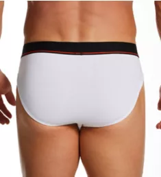 Non-Stop Stretch Cotton Brief WHT S