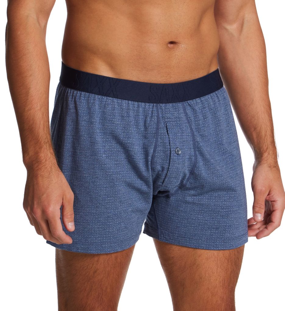 DropTemp™ Cooling Sleep Loose Boxer - Dark Denim Heather