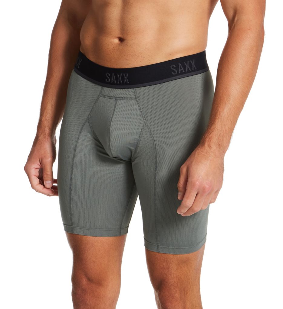 SAXX UNDERWEAR Kinetic HD Long Leg (Grey Feed Stripe II) Men's Underwear -  ShopStyle Boxers