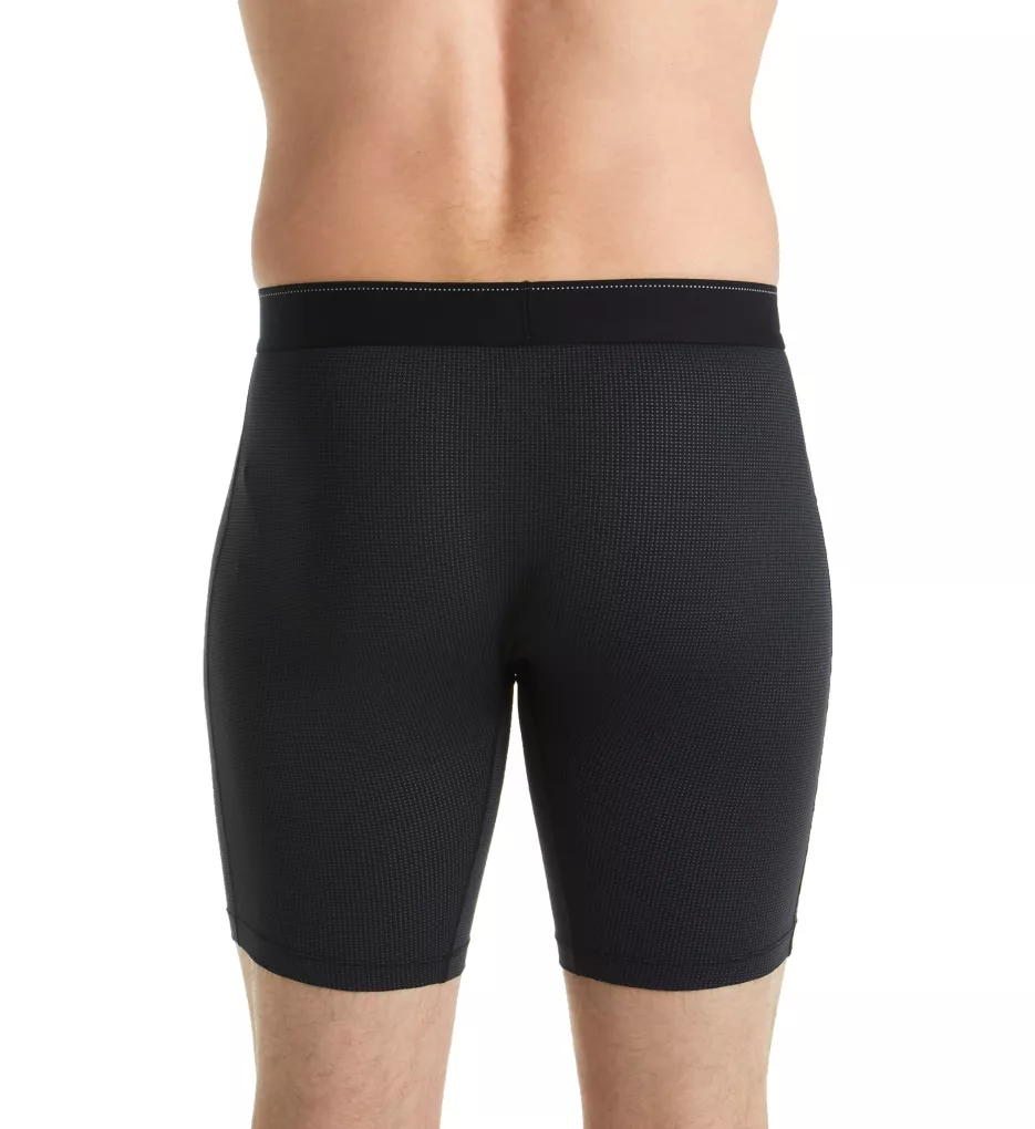 Quest Long Leg Boxer Brief with Fly BLKII S