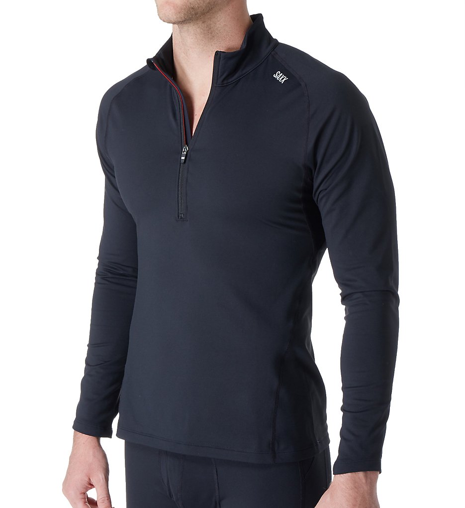 Saxx Underwear SXLS57 Thermo-flyte Long Sleeve Performance Shirt (Black)