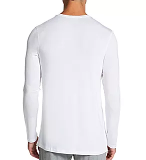 Sleepwalker Long Sleeve Pocket Tee White XL