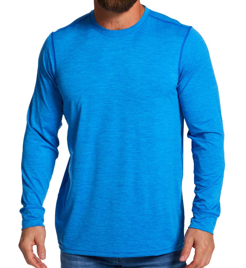 DropTemp All Day Cooling Long Sleeve Crew T-Shirt-fs