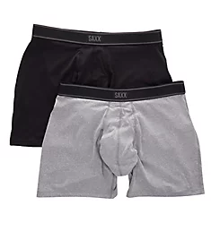 Daytripper Boxer Brief with Fly - 2 Pack BKDKGY M