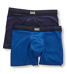 Sport Mesh Boxer Brief with Fly - 2 Pack BLCGRP S