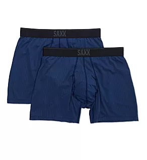 Quest Boxer Brief with Fly - 2 Pack Midnight Blue II 2XL