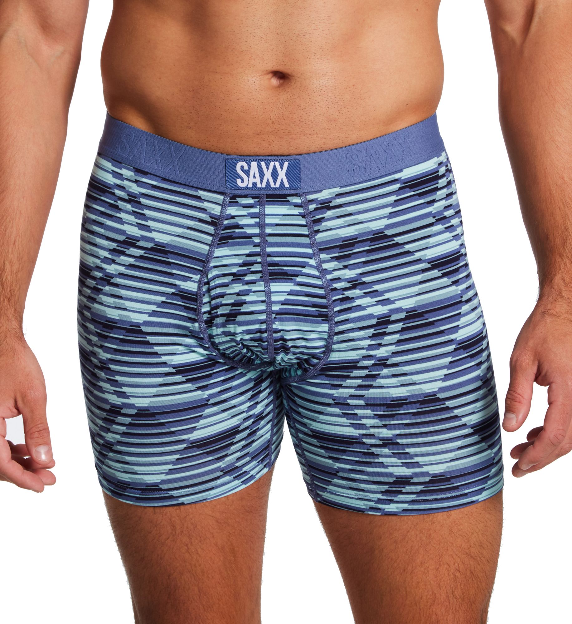 Ultra Boxer Brief With Fly - 2 Pack Dazed Argyle/Navy M