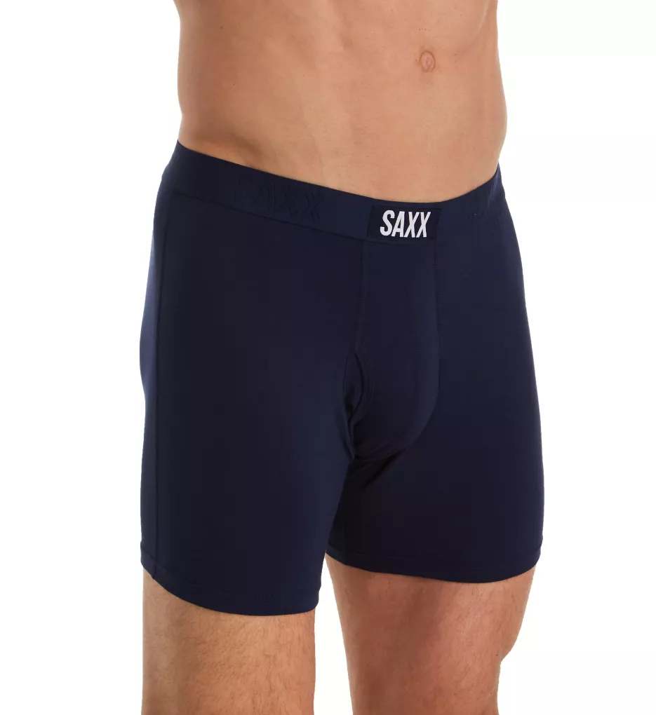 Ultra Boxer Brief With Fly - 2 Pack BGRY M
