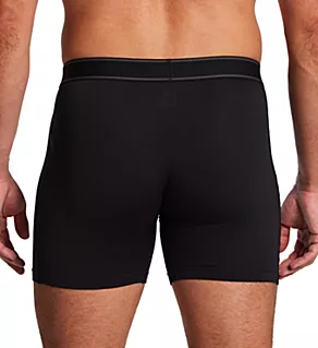 Daytripper Boxer Briefs With Fly - 3 Pack Black M