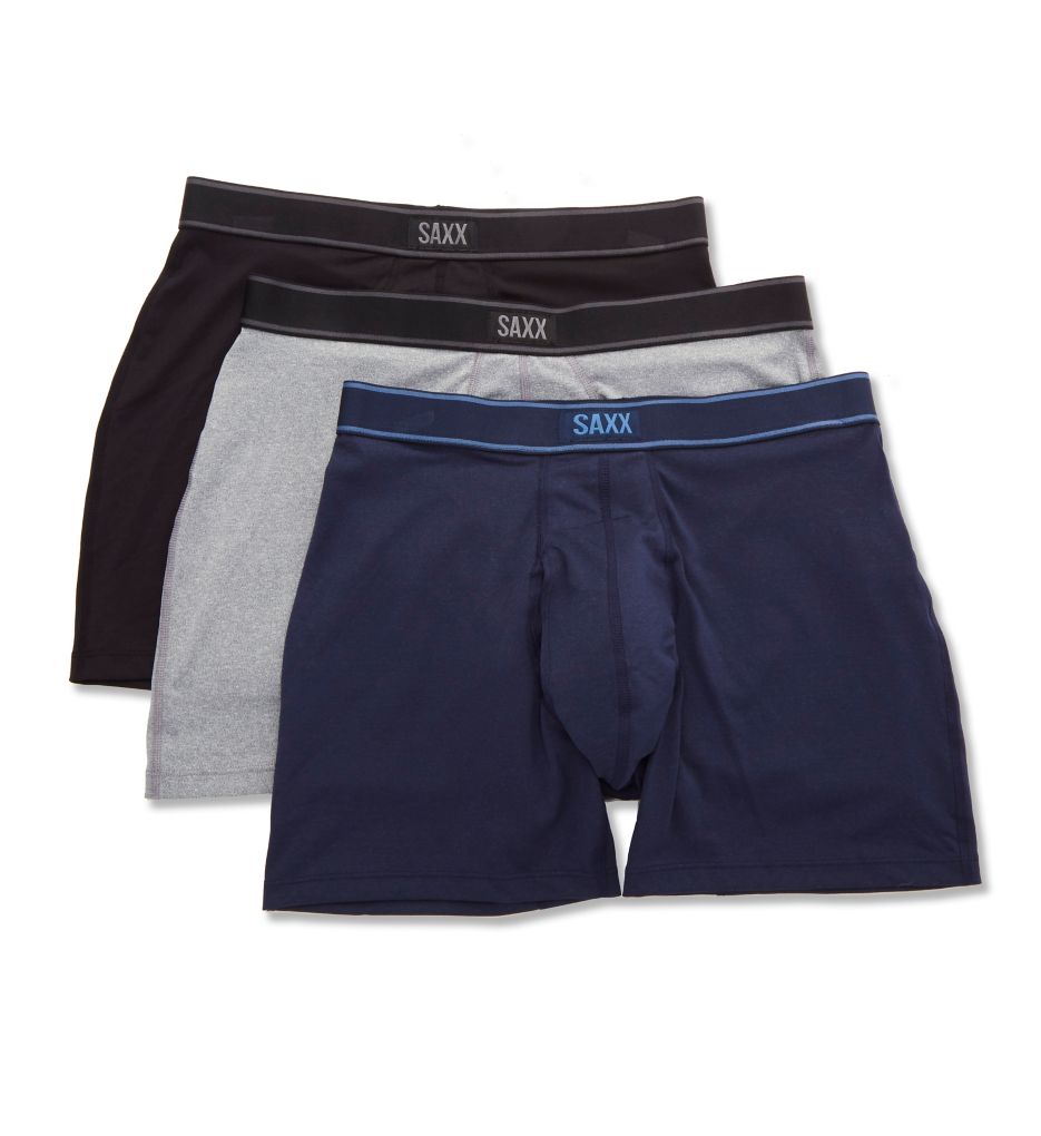 SAXX Daytripper Boxer Briefs Grey / Navy Blue Size XL - 2 pack 