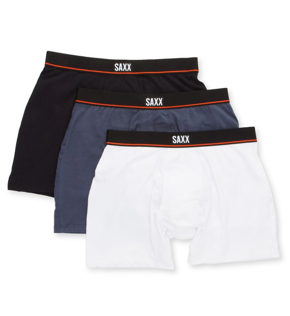 Saxx Underwear Non-Stop Stretch Cotton Boxer Brief - 3 Pack SXPP3J - Image 4