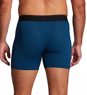 Quest Quick Dry Mesh Boxer Brief w/ Fly Front 3 PK Slate/Anchor Teal/BLK M