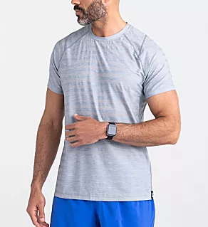 DropTemp Cooling Mesh Tee Mid Grey Heather XL