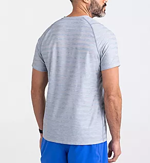 DropTemp Cooling Mesh Tee Mid Grey Heather XL