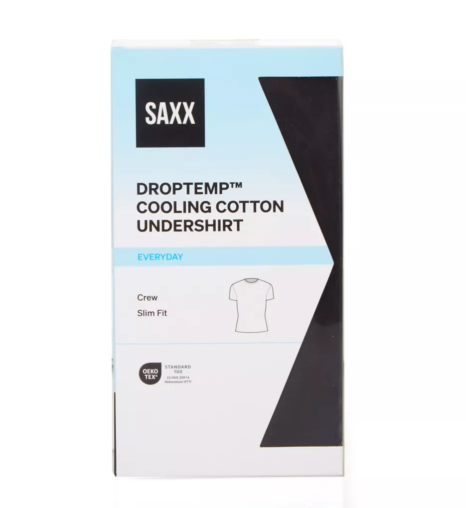 Saxx Underwear DropTemp Cooling Cotton Crew Neck Undershirt SXSC44 - Image 3