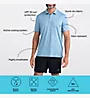 Saxx Underwear DropTemp All Day Cooling Polo Shirt turhea XL  - Image 3
