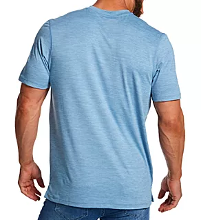 DropTemp All Day Cooling Pocket Tee Washed Blue Heather S