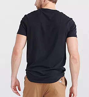 DropTemp Cooling Cotton V-Neck Undershirt Black S