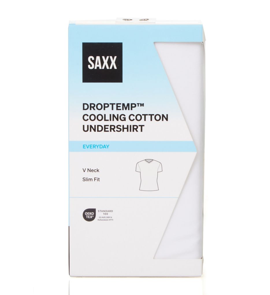 DropTemp Cooling Cotton V-Neck Undershirt-cs1