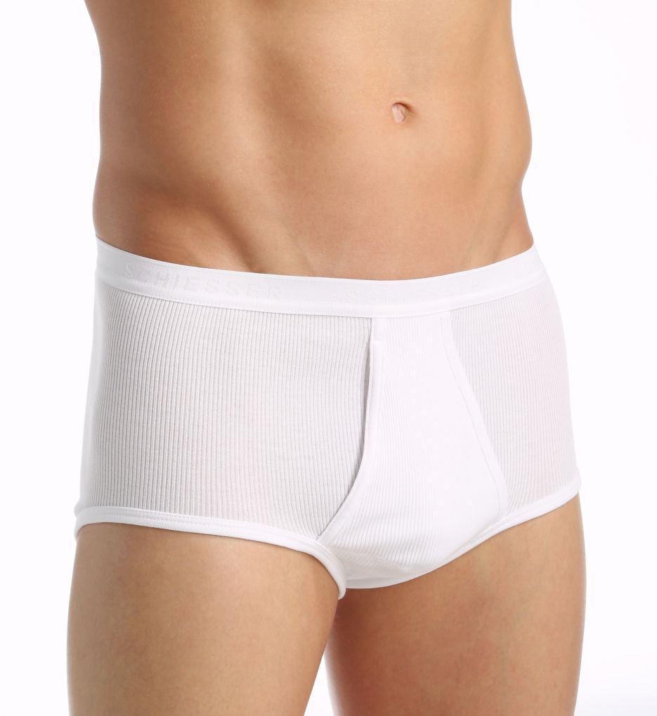 Double Rib 100% Cotton Herrenslip Classic Brief