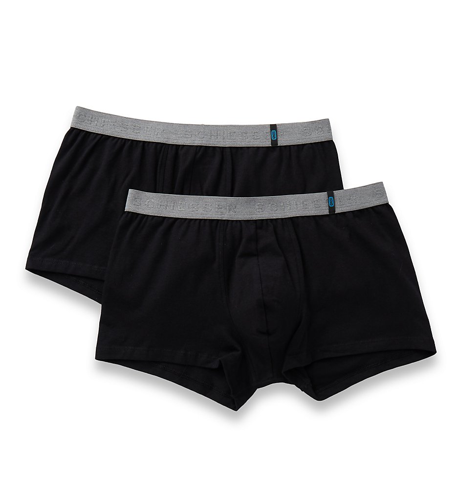 Schiesser 155587 95/5 Rio Trunks - 2 Pack (Black)
