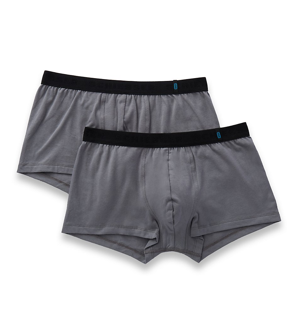 Schiesser 155587 95/5 Rio Trunks - 2 Pack (Grey)
