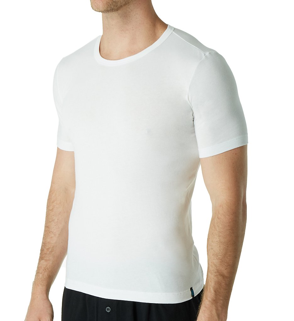 Schiesser 205430 95/5 Crew Neck T-Shirt (White)