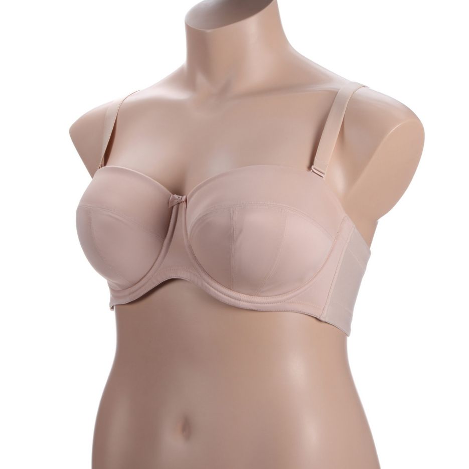 Sculptresse by Panache Womens Plus Dana Satin Underwire Strapless