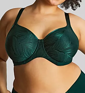 Illuminate Non Padded Moulded Bra Dark Green 44FF