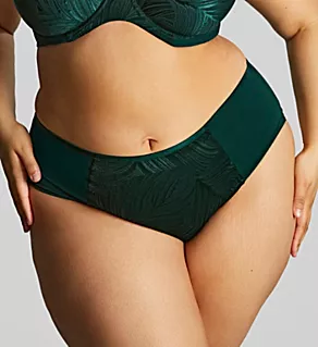 Illuminate Deep Brief Panty Dark Green L