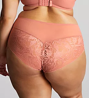 Dream High Waist Brief Panty Rose Pink 2X