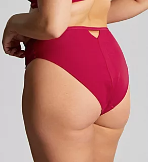 Josephine High Leg Brief Panty MAGENTA/LATTE 2X