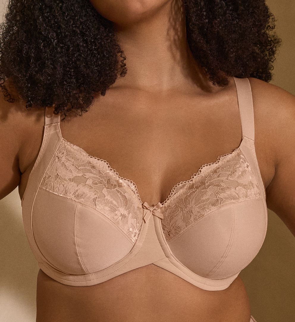 Sculptresse by Panache Women's Amara Full Cup Bra in Honey | Size: 46K | HerRoom.com