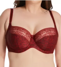 Chi Chi Full Cup Underwire Bra Red Animal 34FF