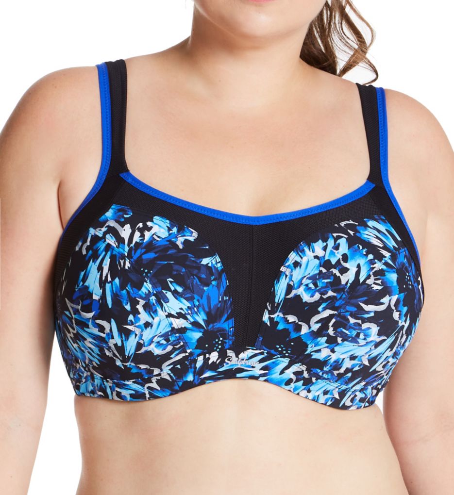 Sculptresse by Panache : Sculptresse by Panache 9441 Plus Size Underwire Sports Bra (Active Camo 34K)